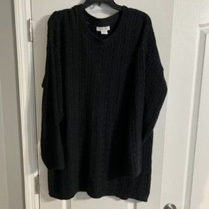 Cherokee Mens Sweater Medium Dark Gray